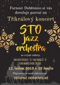 tříkrálový koncert Dobřenice 2019