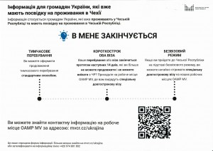 informace pro občany Ukrajiny s pobytovým povolením česky