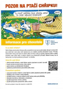 ptačí chřipka - leták