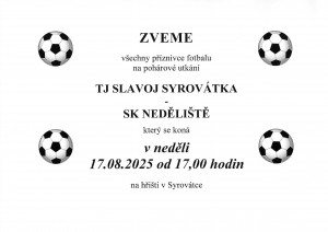 fotbal pohár Neděliště 20250817