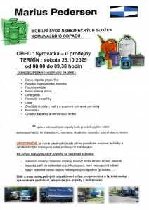 svoz nebezpečného odpadu 20251025