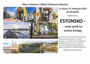 Urbanice - přednáška Estonsko 20251119