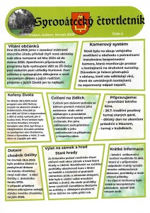 Syrovátecký čtvrtletník 2 / 2025 strana 2