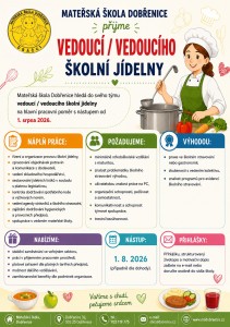 MŠ Dobřenice - vedoucí školní jídelny