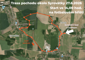 mapa pochodu