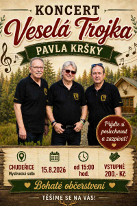 Chudeřice Veselá trojka 20260815