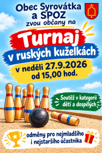 turnaj kuželky 20260927